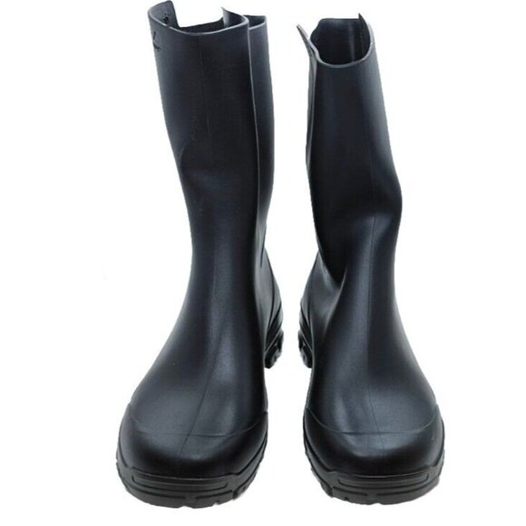 Unisex Adult Solognac Size US 9/10 EU 43/44 Waterproof Black Rubber Boots VG+ - Picture 2 of 8